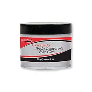 Supernail Nail Powder, Clear, 2 Ounce