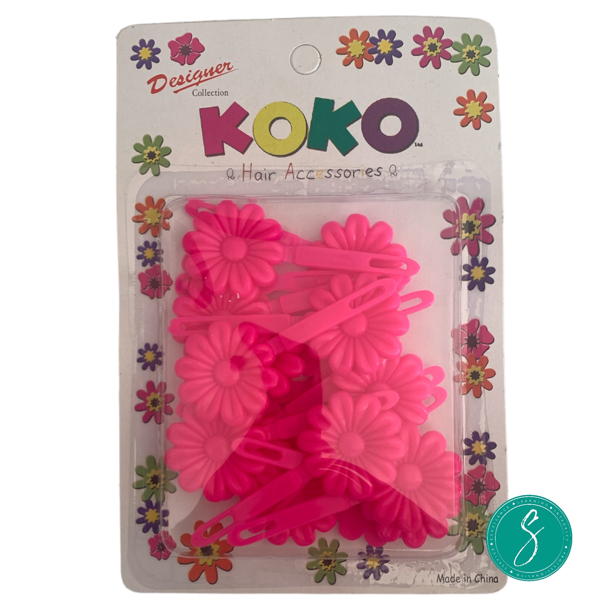 KOKO Hair Flowers Pink