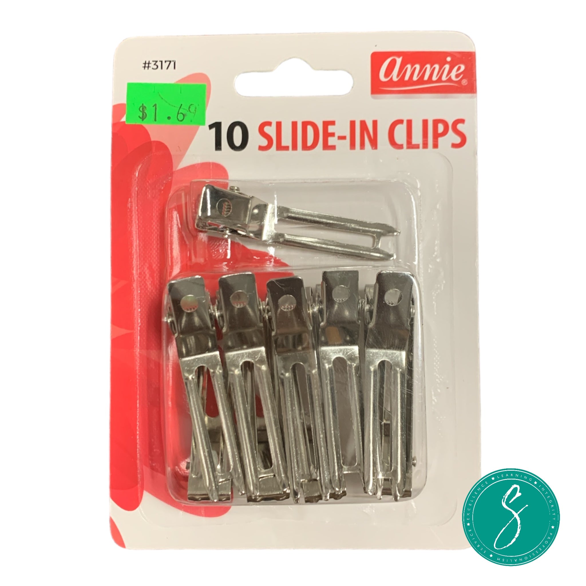 Annie Slide In Clips- 10pk