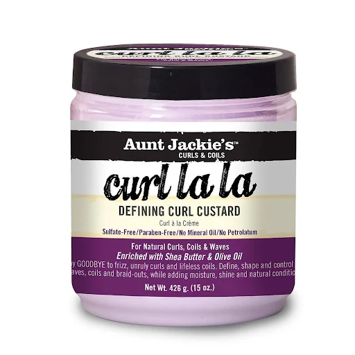 Aunt Jackies Curl La La Defining Curl Custard Hair Cream - 15 oz jar