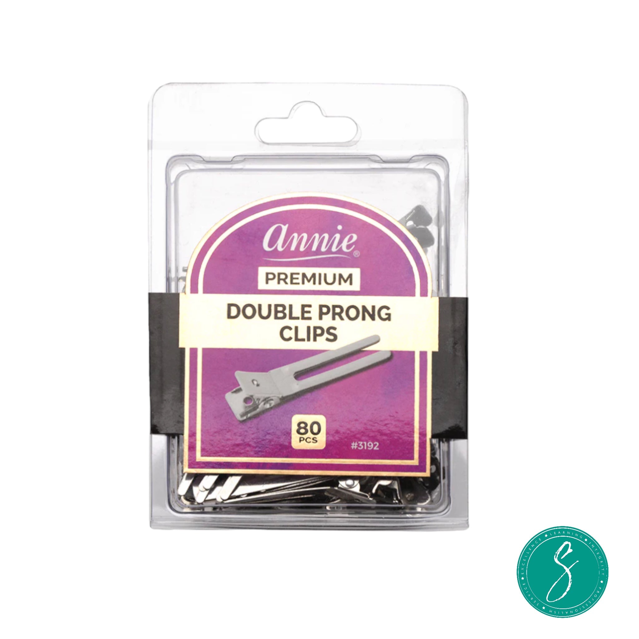 Annie Metal Double Prongs 80ct